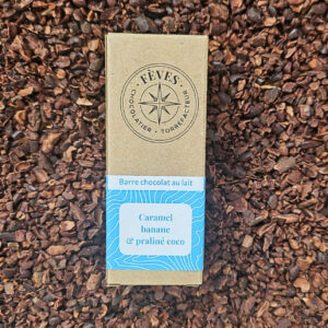 Barre caramel banane & praliné coco